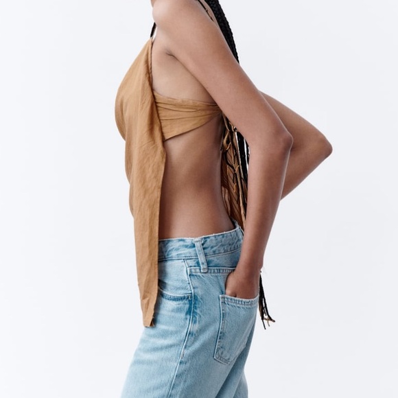 Zara Open Back Top - Picture 1 of 3